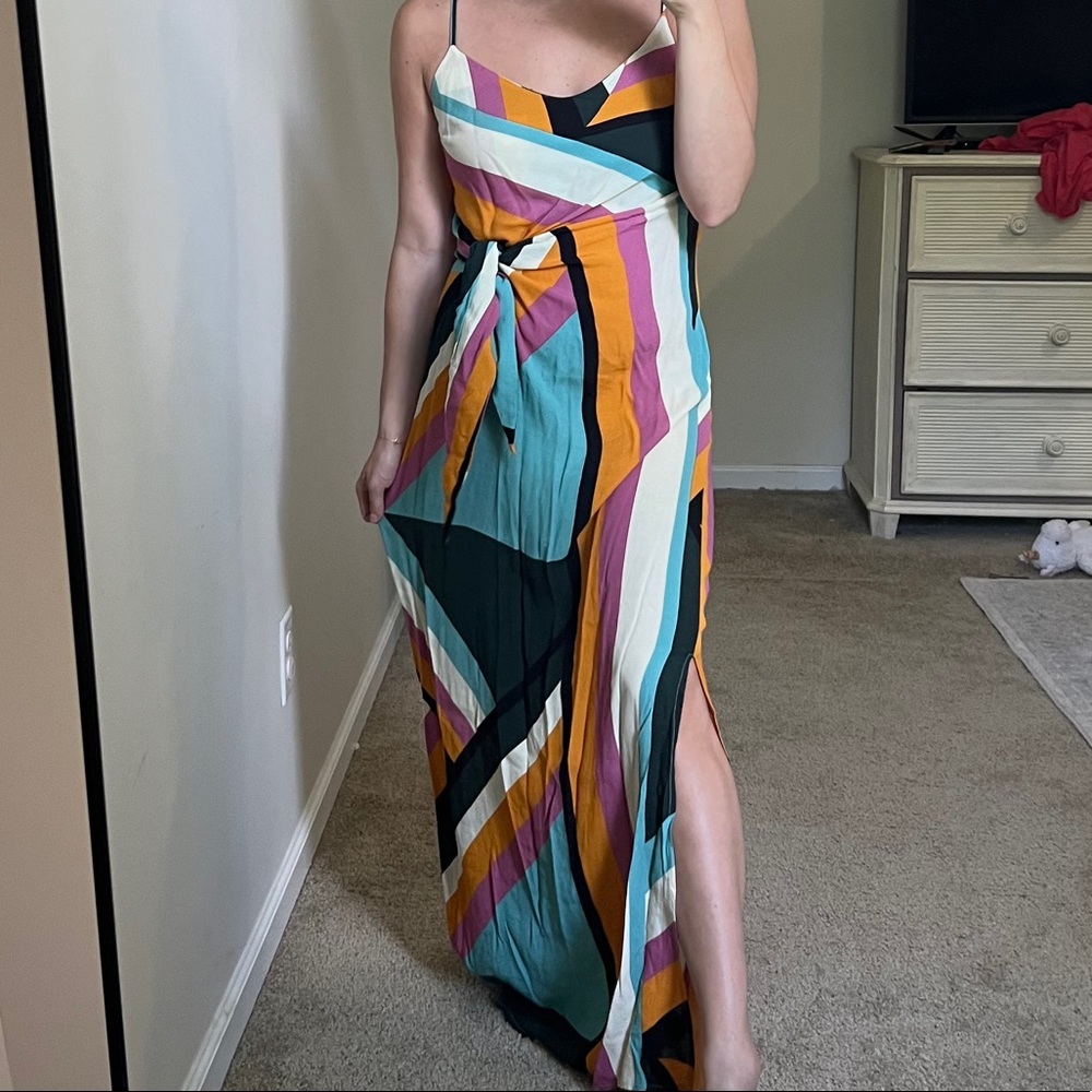 Geometric Maxi Dress